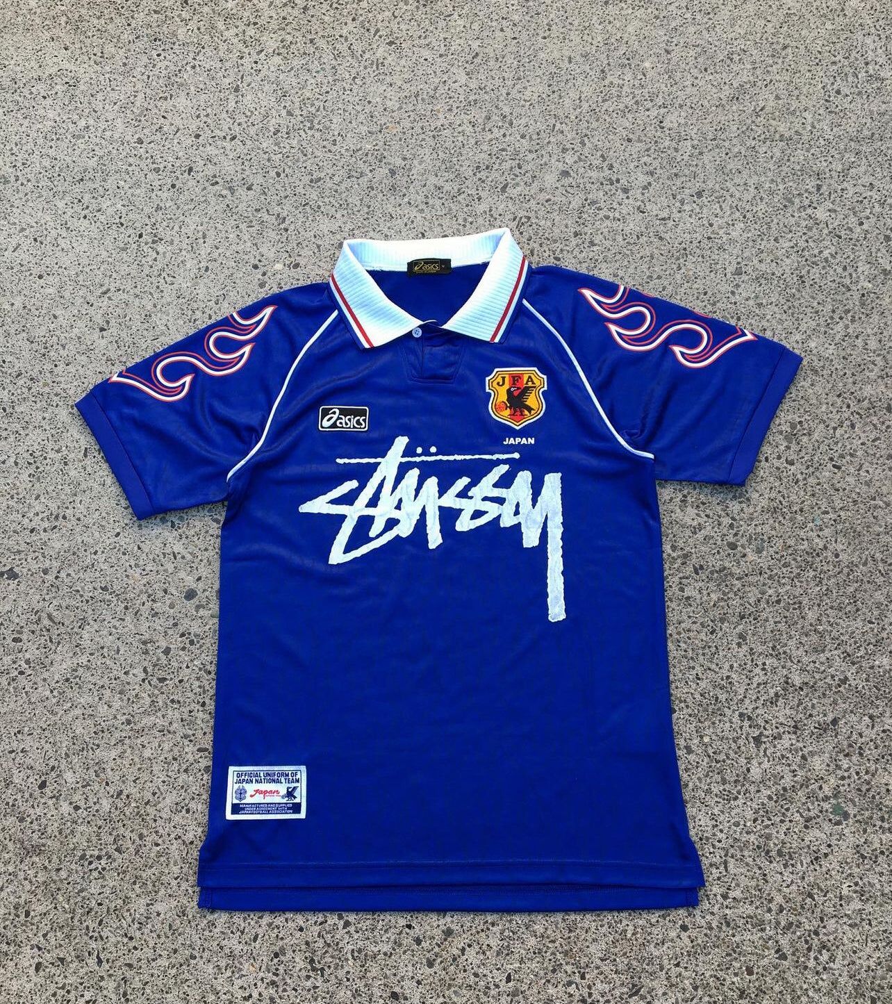ASICS 日本代表 サッカーシャツ Stussy ASICS x Stussy Japan Jersey - Limited Edition | TikTok