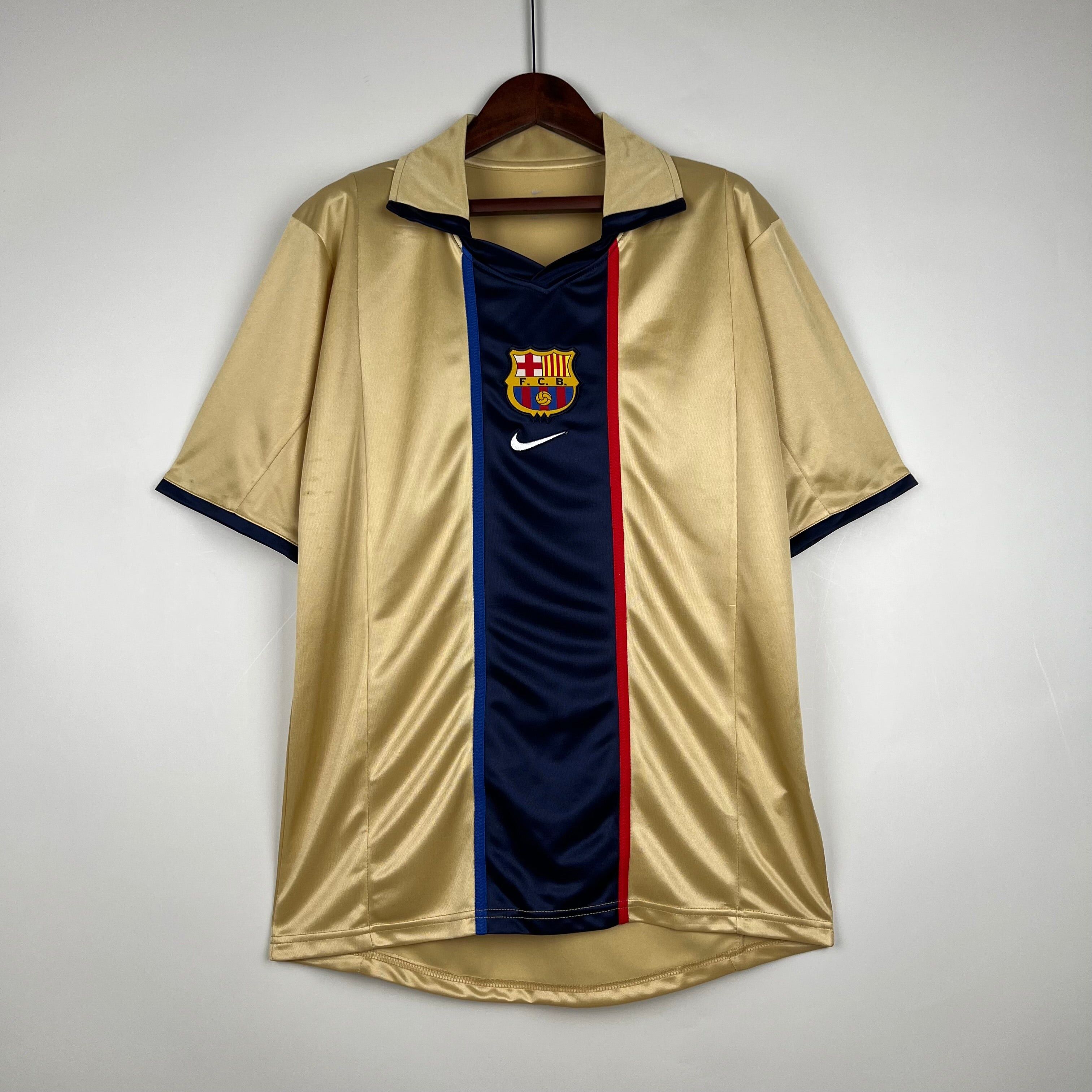 FC Barcelona Nike 2002-2003 away ユニフォーム BARCELONA SPAIN 2002/2003 AWAY FOOTBALL SHIRT JERSEY NIKE