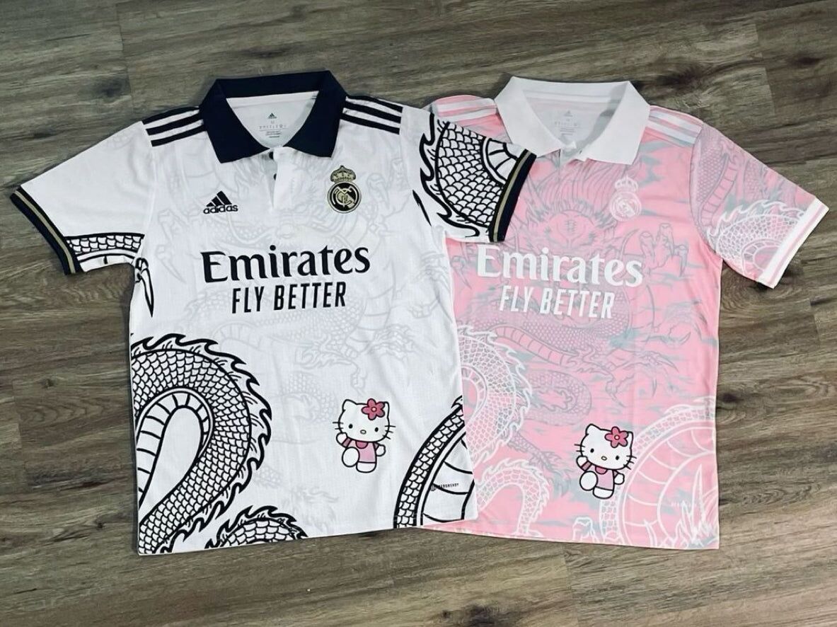 REAL MADRID Hello kitty ユニフォーム Real Madrid x Hello Kitty Limited - xclusivejerseys