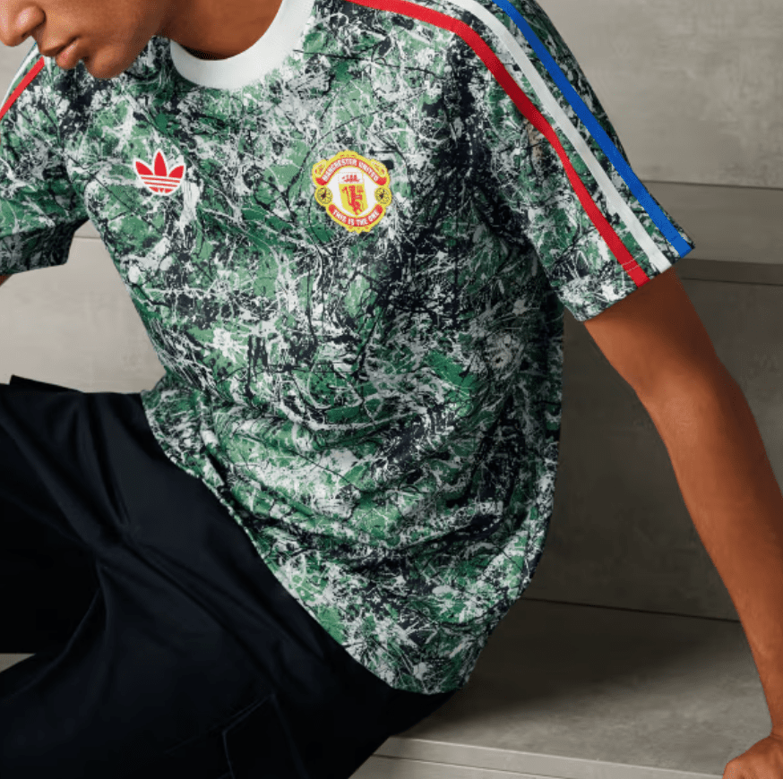 ウェア Manchester U x The Stone Roses Jersey Prematch Jersey Manchester United Stone Roses 2023/24