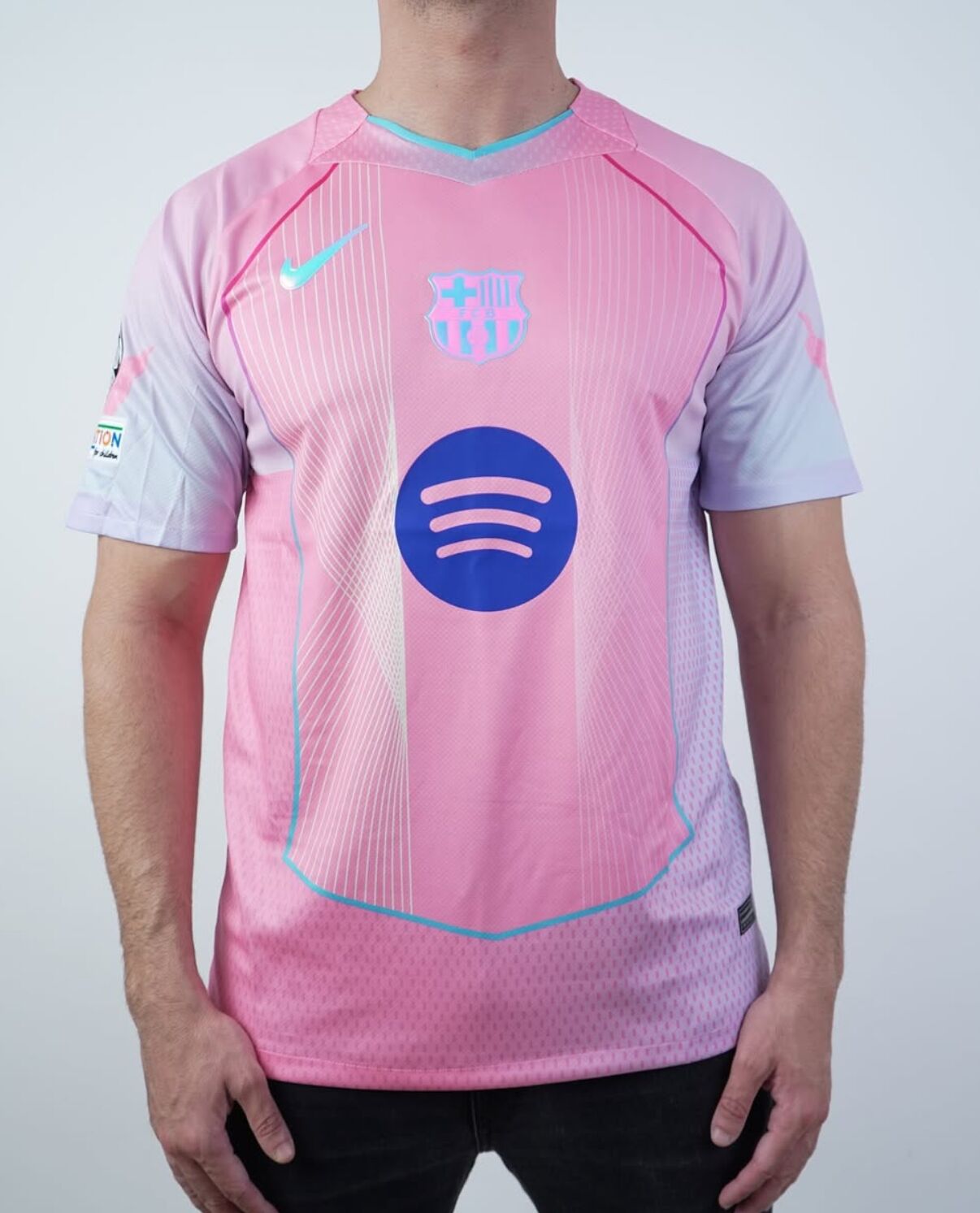FC Barcelona ピンクブルー シャツ Official Barça Store – Barça Official Store